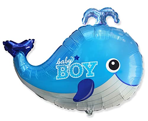 Ballonim® Baby Wal Bay Boy Blau ca. 70 cm von Ballonim