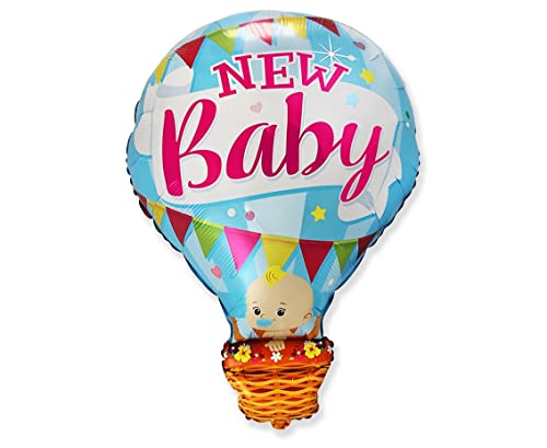 Ballonim® Heißluftballon New Baby Blau ca. 70 cm von Ballonim