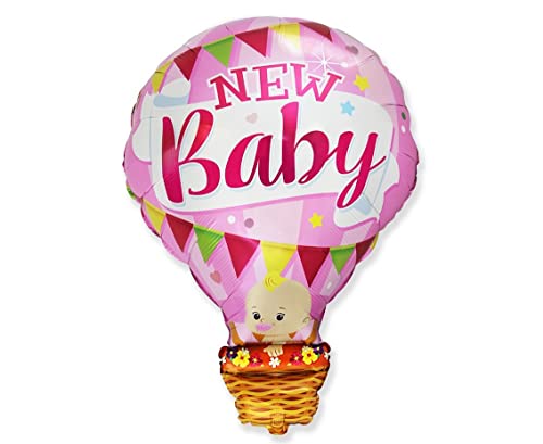 Ballonim® Heißluftballon New Baby Rosa ca. 70 cm von Ballonim