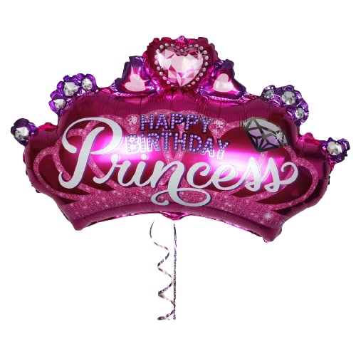 Ballonim® Krone Prinzessin Rosa/Pink ca. 70 cm von Ballonim