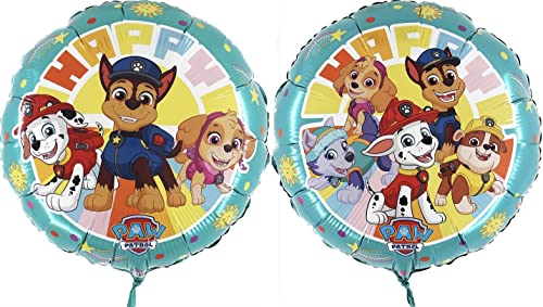 Ballonim® Paw Patrol rund neu Luftballons 45cm Folienballon Party DekorationGeburtstag von Ballonim