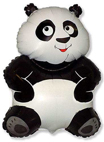 Ballonim Luftballon Panda Bär - XXL Riesenballon ca. 80 cm - Dekoration zum Geburtstag - Folienballon Happy Birthday Deko Partydekoration Sloth von Ballonim