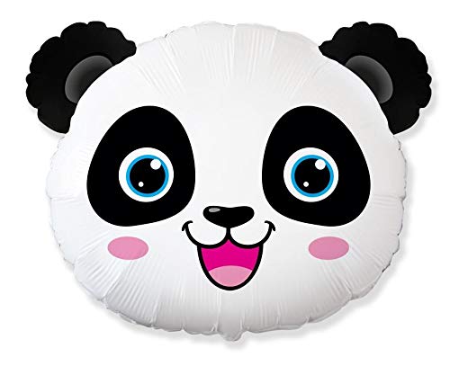 Panda Pandakopf ca. 80 cm x 80 cm Luftballons Folienballon Party Dekoration Geburtstag von Ballonim
