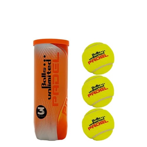 Balls ... unlimited Padel Ball - 3er Dose - Bälle für Padel Tennis aus gewobenem Playnes Filz, Packungseinheit Bälle:1 Balldose von Balls ... unlimited