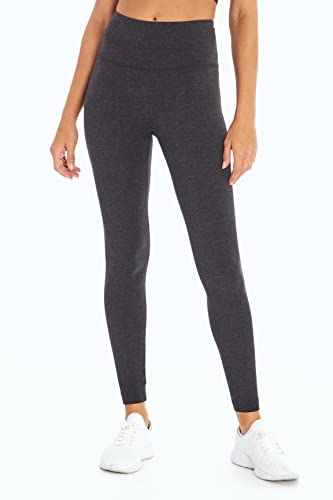 Bally Total Fitness Damen Standard The Legacy Tummy Control Legging, Heather Charcoal, X-Large von Bally Total Fitness