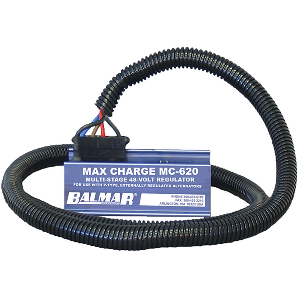 Balmar Max Charge Mc-620 48v Regulator With Harness Schwarz von Balmar