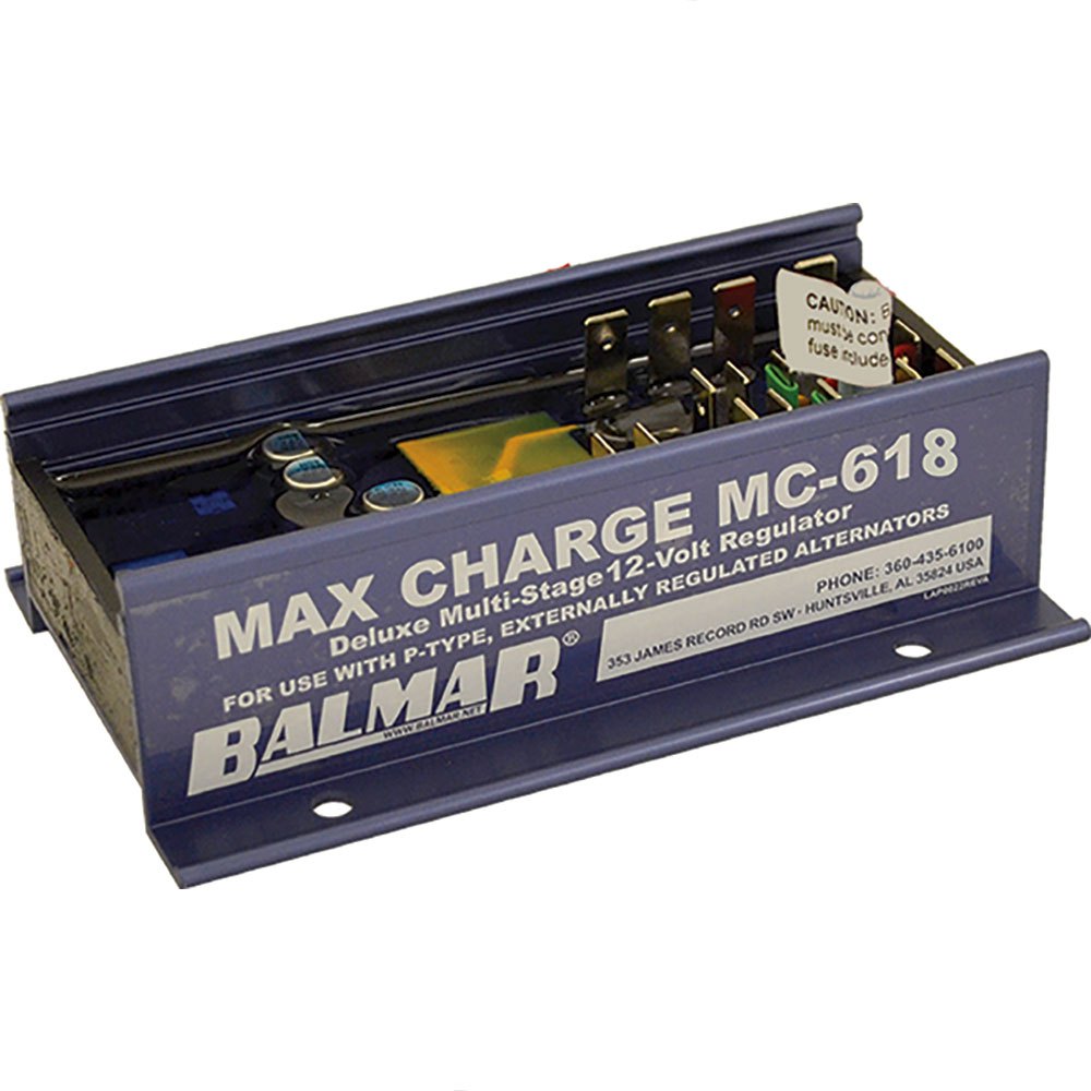 Balmar Max Charge Mc618 Multi-stage Regulator Without Harness 12v Silber von Balmar