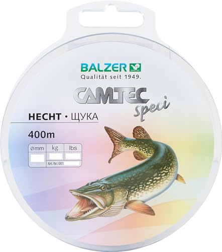 Balzer Camtec SpeciLine HECHT 400m Grau 0,35mm / 10,8kg Hechtschnur von Balzer
