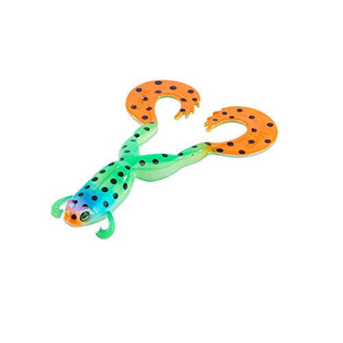 Balzer Shirasu Clone Frog - Gummifrosch, Größe/Gewicht/Farbe:12cm / 16g / Spicy Rainbow UV von Balzer