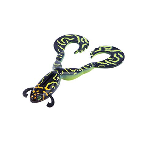 Balzer Shirasu Clone Frog - Gummifrosch, Größe/Gewicht/Farbe:16cm / 32g / Black Toxic UV von Balzer