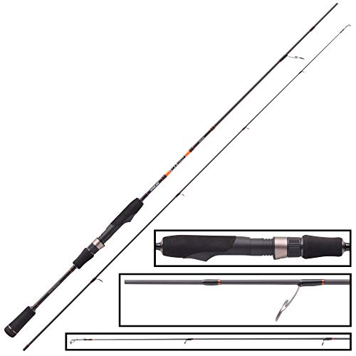 Balzer Shirasu Spoon 2,57m 0,5-4g - Ultra Light Rute zum Forellenangeln, Spinnrute zum Spinnfischen mit Forellenblinkern von Balzer