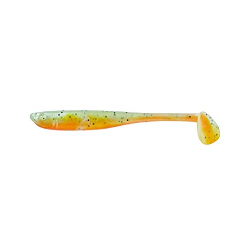 Balzer Shirasu Z-Shad Zander Shads - 3 Gummifische, Größe/Gewicht/Farbe:12.5cm / 9g / Green Tomato von Balzer