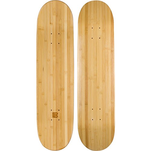 Bamboo Skateboards Blank Skateboard Deck - POP - Stärke - Nachhaltigkeit (17,8 cm) von Bamboo Skateboards