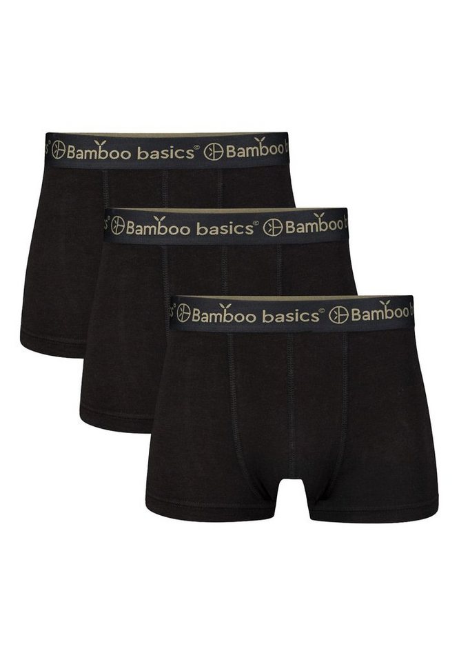 Bamboo basics Retro Boxer 3er Pack Liam (Spar-Set, 3-St) Retro Short / Pant - Ohne Eingriff - Weiches Material mit Viskose von Bamboo basics