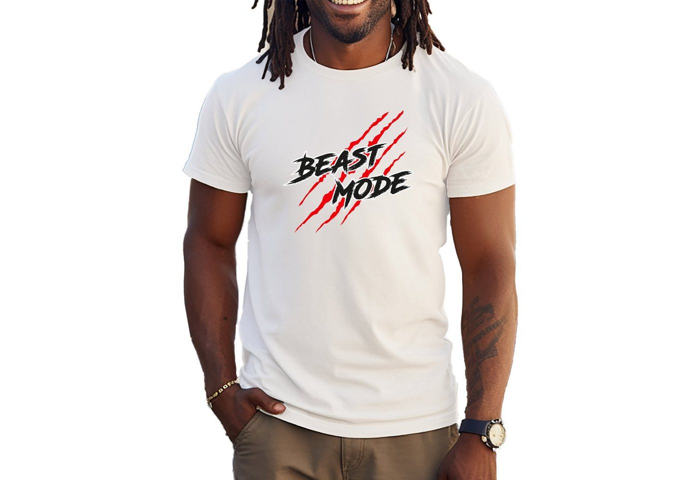 Banco T-Shirt Herren Workout Fitness Sport Premium Shirt Sommer Streetwear Premium Shirt, hochwertiger Aufdruck, 100% Baumwolle von Banco