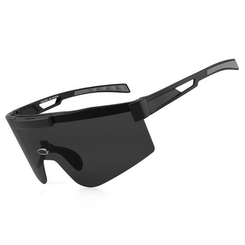 BangLong Fahrradbrille Sonnenbrille Herren Damen,TR90 UV400 Schutzbrille Sportbrille Radsport Brille für Outdoorsport Radfahren Golf Baseball von BangLong