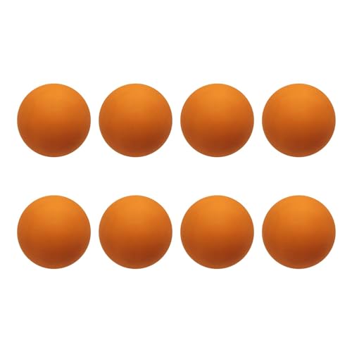 Baoblaze 8X Reaktionsbälle Mini Kompakt Gymnastikbälle Gummi Wandbälle für Spiele Fitness Zuhause, Orange von Baoblaze