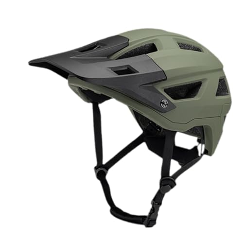Baoblaze Fahrradhelm für Erwachsene, Mountainbike-Helm, atmungsaktiv, leicht, bequem, verstellbar, passend für 55–61 cm, Rennradhelm für Männer und Frauen, Grün von Baoblaze
