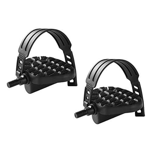 Baoblaze Heimtrainer Pedale mit Verstellbaren Riemen 1/2 Zoll, 9/16 Zoll, Lang 9/16 von Baoblaze