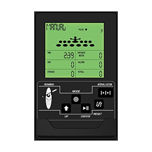 Baoblaze Multifunktions-Rudergerät Zähler Monitor Elektronische Digitalanzeige Messung Geschwindigkeitsmesser für Home Gym Workout Equipment von Baoblaze