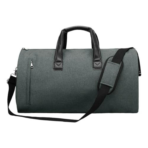 Baoblaze Reisetasche, wasserdicht, große Kapazität, Weekender-Tasche, Anzugtasche, Dunkelgrau von Baoblaze