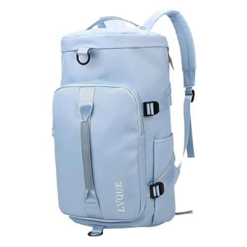 Baoblaze Reisetasche mit großem Fassungsvermögen, multifunktionale Sporttasche für Outdoor-Reisen und Rucksackreisen, Blau von Baoblaze