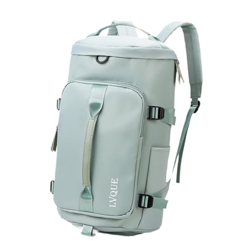 Baoblaze Reisetasche mit großem Fassungsvermögen, multifunktionale Sporttasche für Outdoor-Reisen und Rucksackreisen, Grün von Baoblaze