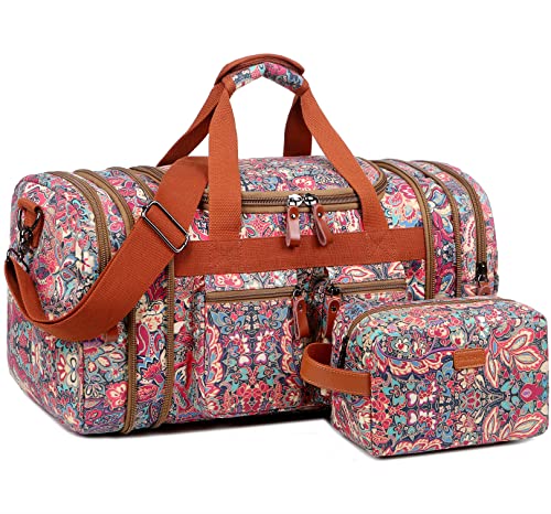 HB-21 Reisetasche für Damen, mit Kulturbeutel, mehrfarbig, Hs von Baosha