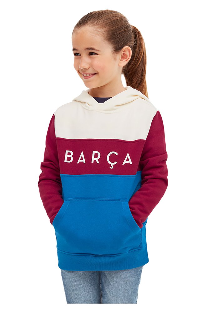 BarÇa Color Block Sweatshirt Blau 6 Years Junge von BarÇa