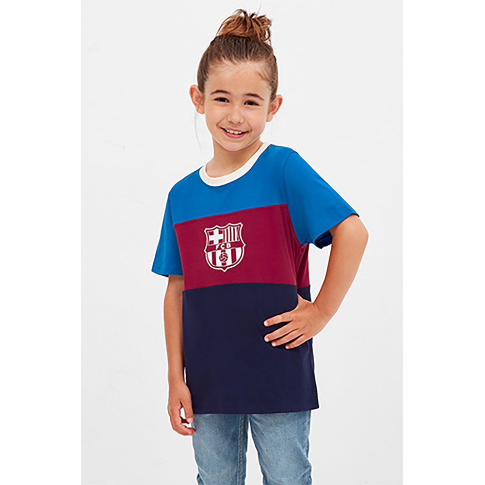 BarÇa Crest Short Sleeve T-shirt Blau 4 Years Junge von BarÇa