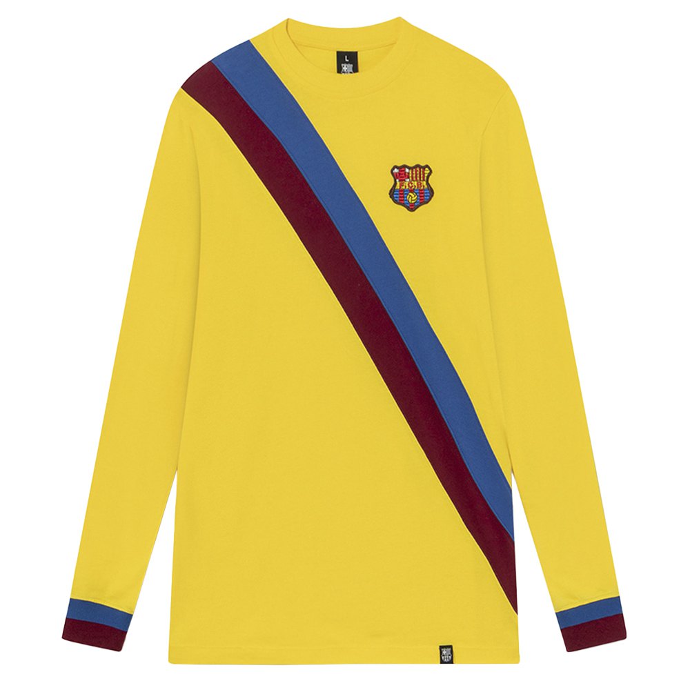 BarÇa Retro 74-75 Long Sleeve T-shirt Gelb L Mann von BarÇa