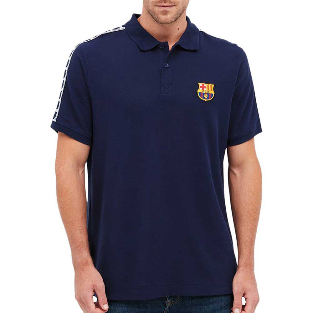 BarÇa Tape Short Sleeve Polo Blau XL Mann von BarÇa