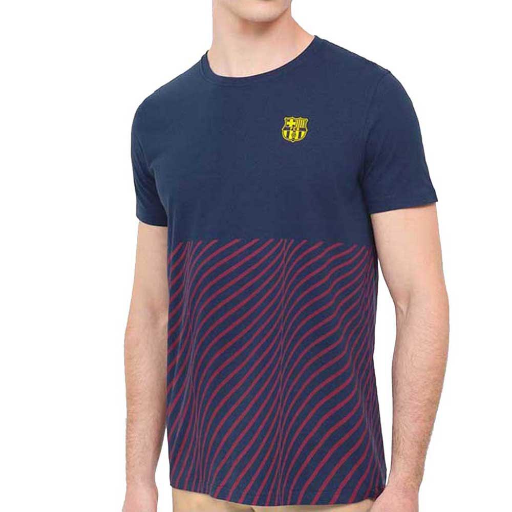 BarÇa Trama Short Sleeve T-shirt Blau M Mann von BarÇa