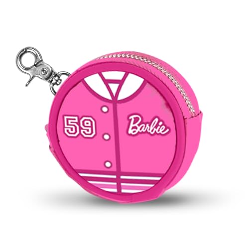 Barbie Varsity-Cookie Portemonnaie, Rosa, 8,7 x 8,7 cm von Barbie