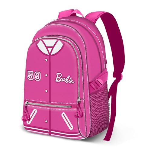 Barbie Varsity-Fan Fight Rucksack 2.2, Rosa, 31 x 44 cm, Kapazität 24 L von Barbie