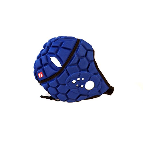 BARNETT Heat PRO Rugby Helm, Spielhelm Profi, Farbe königsblau (L) von BARNETT