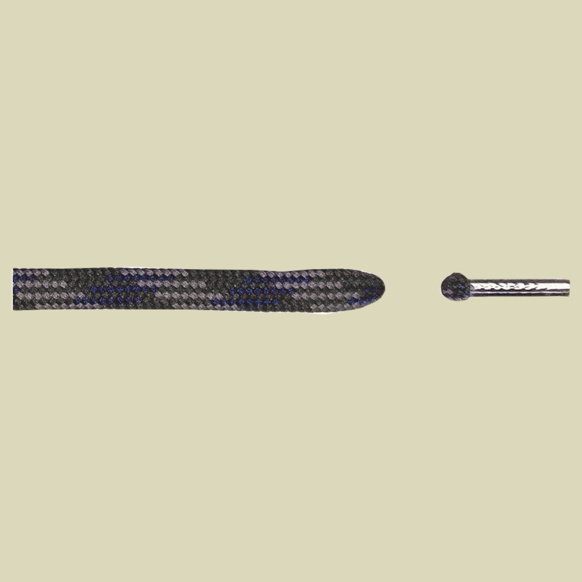 Schuhbandl Bergsport halbrund Länge 120 cm Farbe antrazit/blau 191 von Barth Schuhbandl