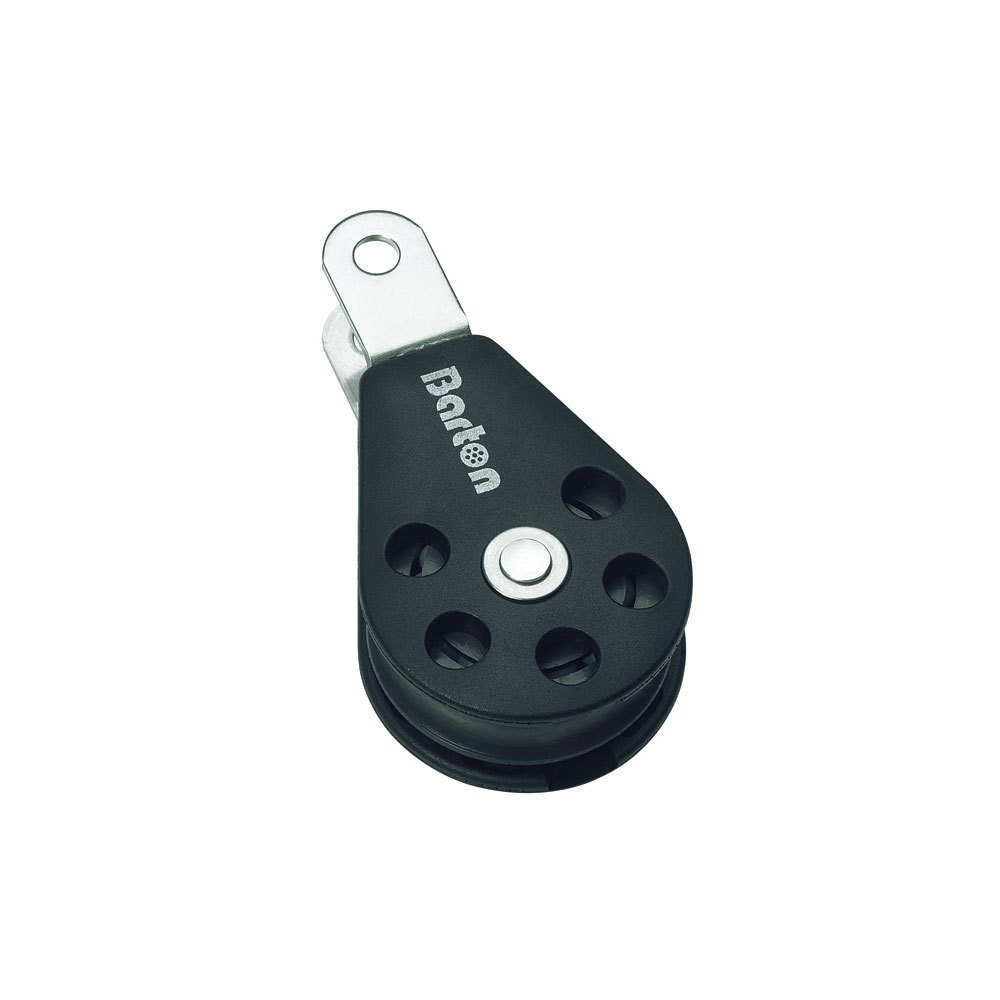 Barton Marine 385kg 10 Mm Single Fixed Pulley With Removable Clevis Pin Silber 45 x 97 mm von Barton Marine