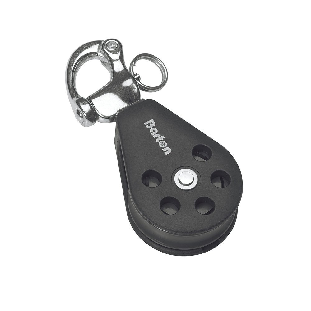 Barton Marine T3 Single Pulley With Snap&bearings Silber von Barton Marine