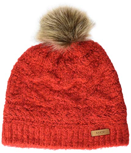 Barts Damen Antonia Beanie Wintermütze, RED, Uni von Barts