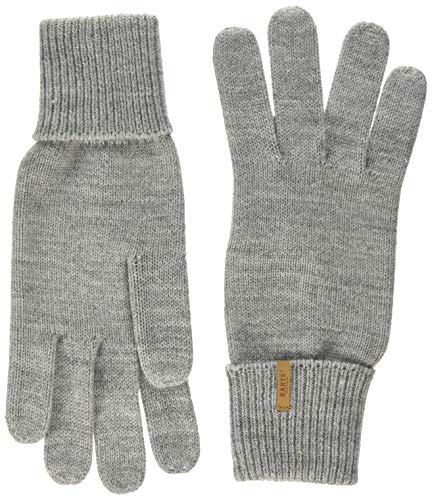 Barts Damen Fine Knitted Glove Handschuhe, Grau (HEATHER GREY 0002), Medium von Barts