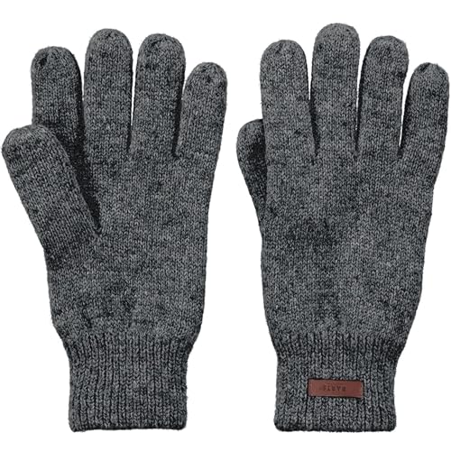 Barts Herren Haakon Glove Handschuhe, Grau (CHARCOAL 0021), Medium (Herstellergröße: S/M) von Barts
