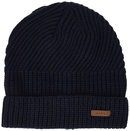 Barts Herren Macky Beanie Baskenmütze, Blau (Navy 0003), One Size (Herstellergröße: Uni) von Barts