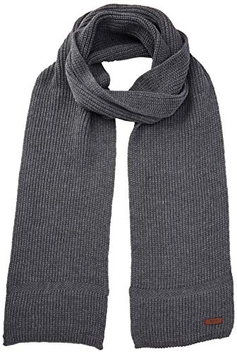 Barts Herren Macky Scarf Schal, Grau (DARK HEATHER 0019), One size (Herstellergröße: UNI) von Barts