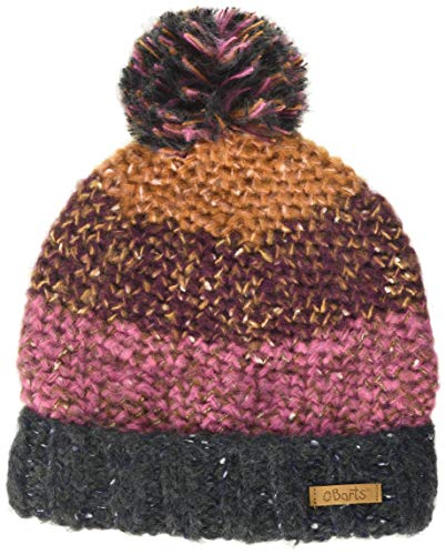 Barts Jungen Azalea Beanie Baskenmütze, Grau (Dark Heather 0019), 53 von Barts