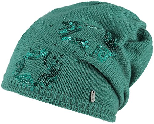 Barts Mütze Jayla Beanie, Grün (Verde con Stelle Paillettes), 55 cm (ab 8 Jahren) von Barts