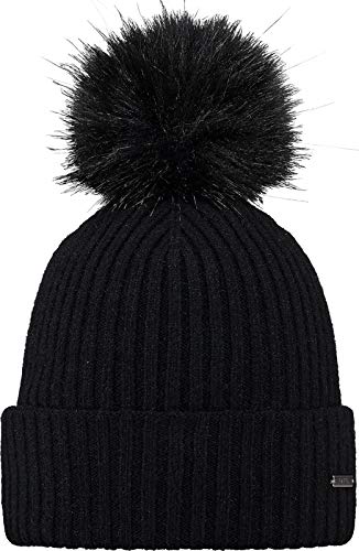 Barts Strickmütze Winter Bommel-Mütze Kenzie 4955 Black 01 von Barts