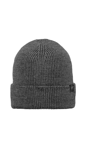 Barts Unisex Kinabalu Beanie Baskenmütze, Grau (Dark Heather 0019), One Size (Herstellergröße: Uni) von Barts