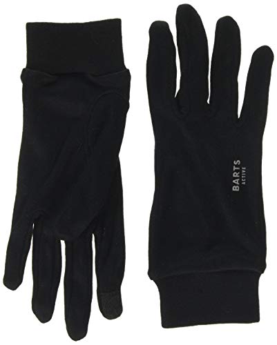 Barts Unisex Silk Liner Gloves Handschuhe, Schwarz (BLACK 0001), Large (Herstellergröße: M/L) von Barts
