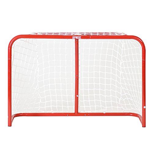 Base Unisex – Erwachsene Streethockey Tor Street Goal 32 Zoll Inkl. 2 Ministicks and Softball, rot von Base